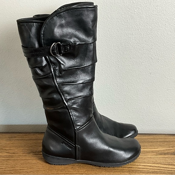 Josef Seibel Naly 23 Tall Black Leather Boots, New in Box - Picture 5 of 12